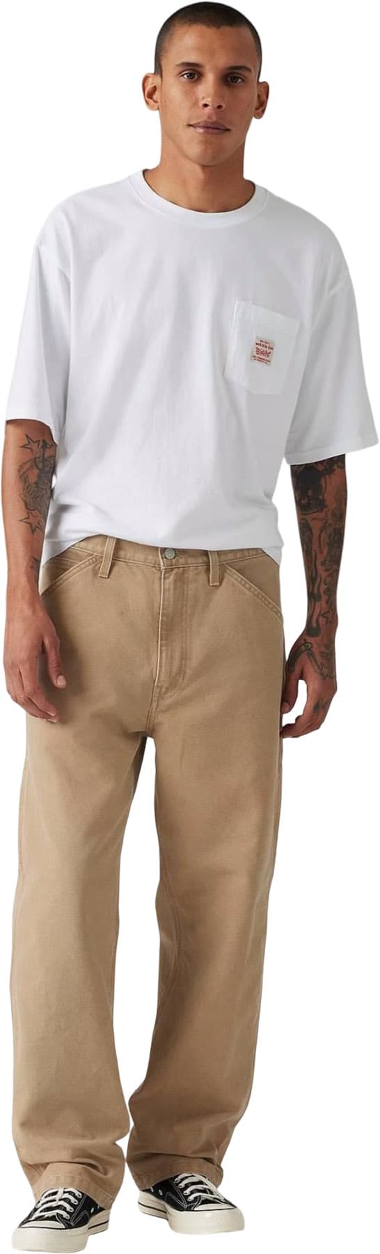 Product gallery image number 3 for product 568 Loose Straight Carpenter Jeans - Men's