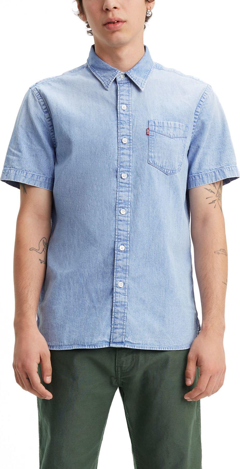 Product gallery image number 1 for product Short Sleeve Sunset One Pocket Shirt - Men's