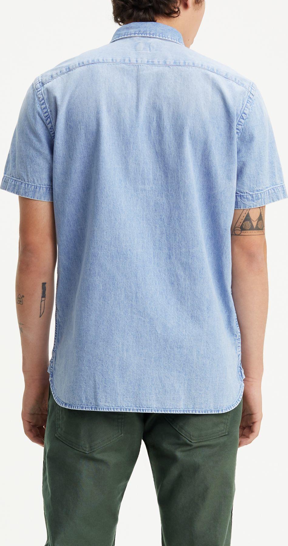 Product gallery image number 2 for product Short Sleeve Sunset One Pocket Shirt - Men's