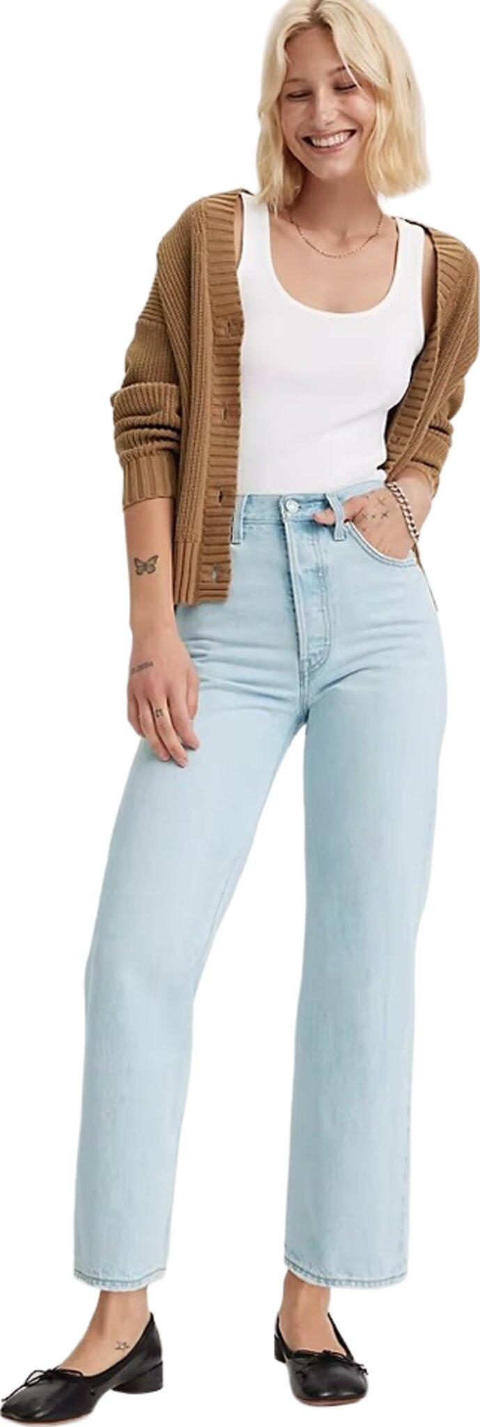 Product gallery image number 3 for product Ribcage Straight Ankle Jeans - Women's