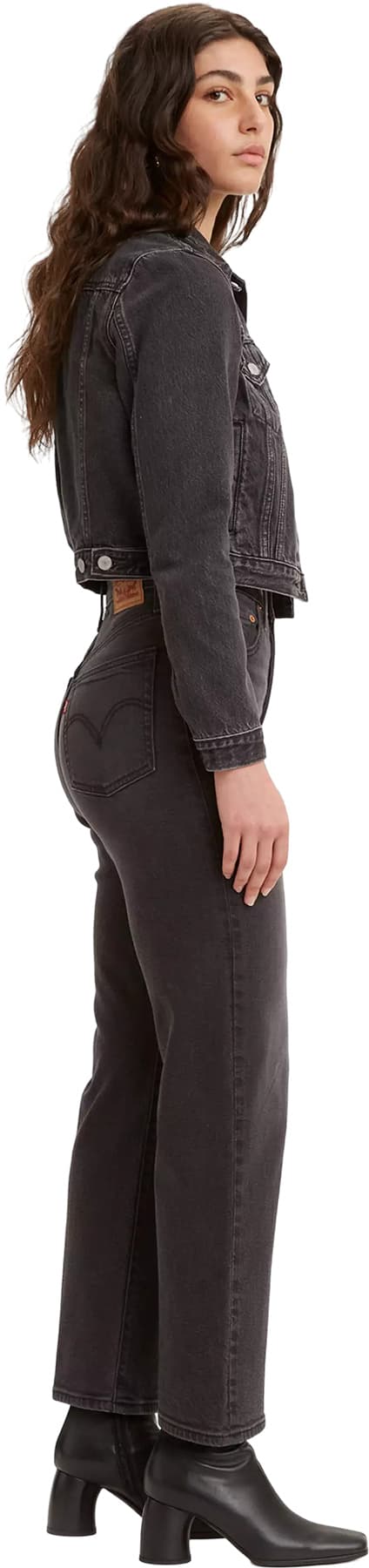Product gallery image number 3 for product Ribcage Straight Fit Ankle Jeans - Women's