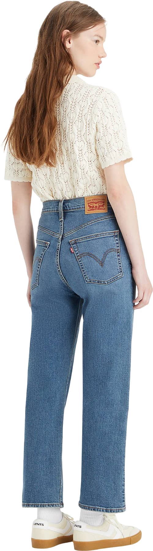 Product gallery image number 2 for product Ribcage Straight Ankle Jeans - Women's