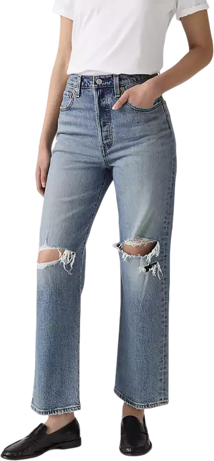 Product gallery image number 3 for product Ribcage Straight Ankle Jeans - Women's