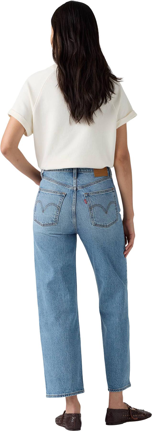 Numéro de l'image de la galerie de produits 6 pour le produit Jean écourté à jambe droite Ribcage - Femme