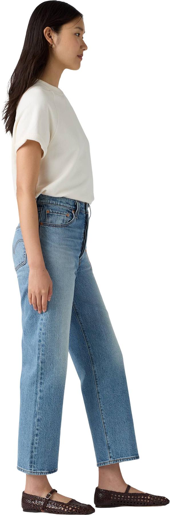 Numéro de l'image de la galerie de produits 5 pour le produit Jean écourté à jambe droite Ribcage - Femme
