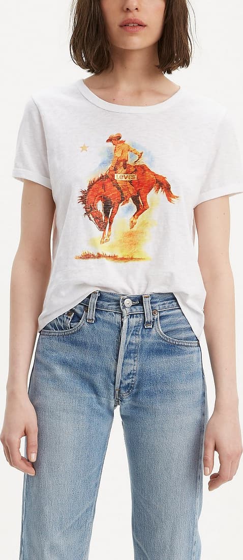 Product gallery image number 1 for product Graphic Ringer Surf Tee - Women's