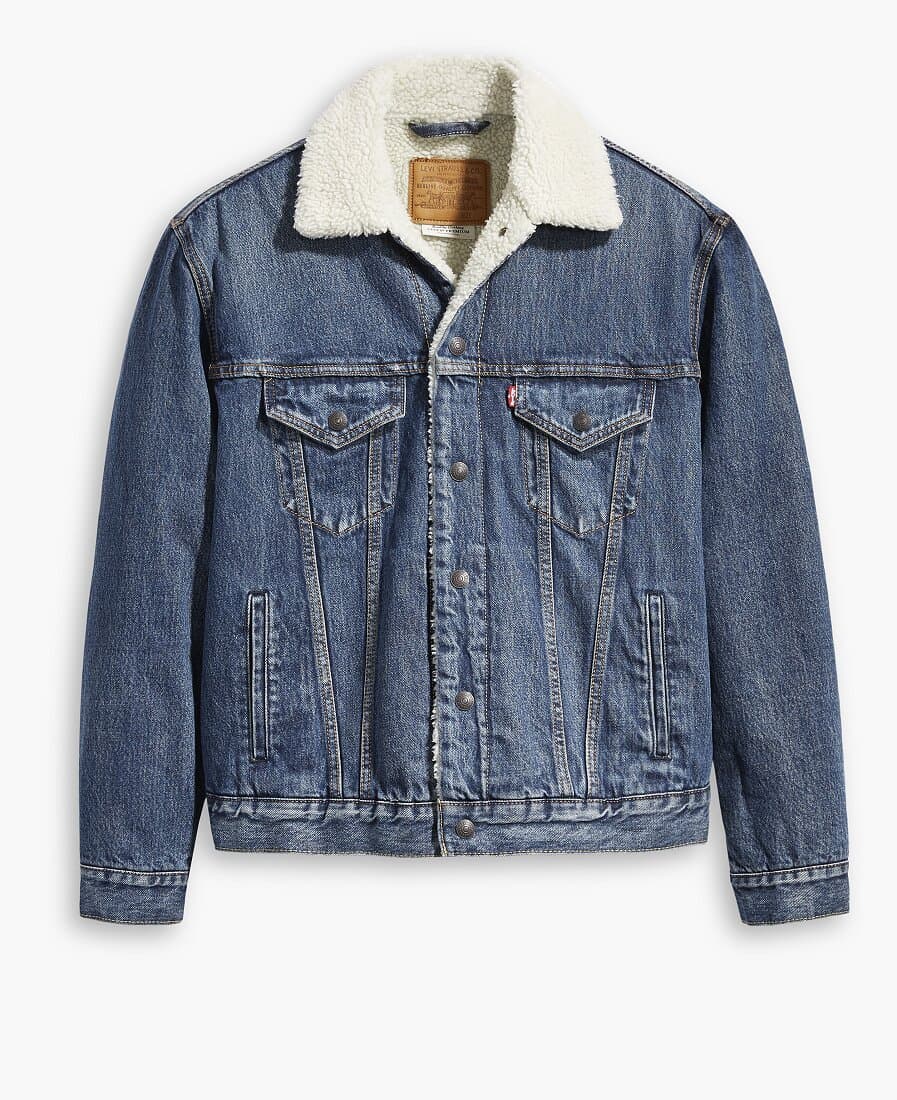 Product gallery image number 1 for product Vintage Fit Sherpa Trucker Jacket - Men's