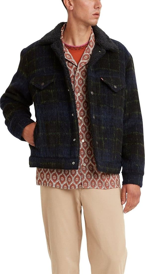 Product gallery image number 2 for product Vintage Fit Sherpa Trucker Jacket - Men's