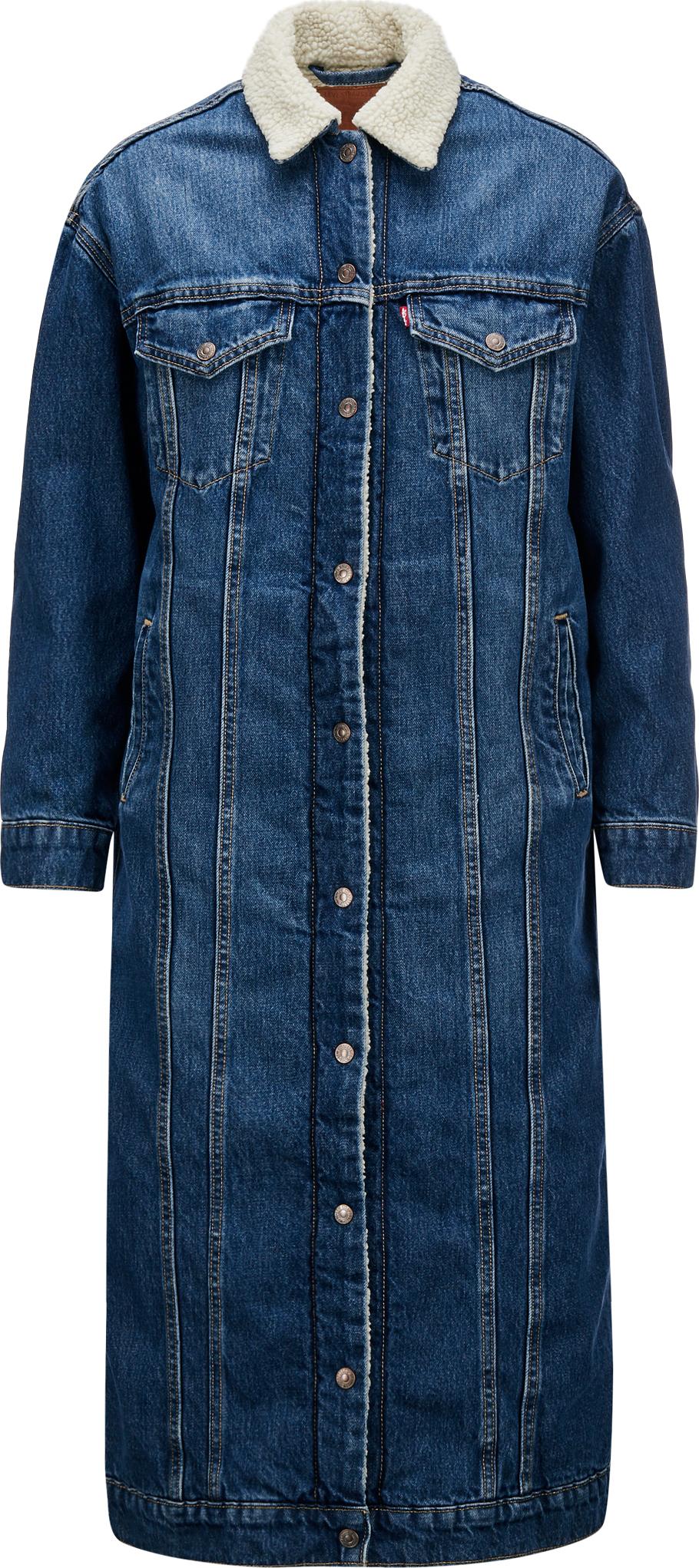 Numéro de l'image de la galerie de produits 1 pour le produit Manteau X Long Sherpa Trucker - Femme