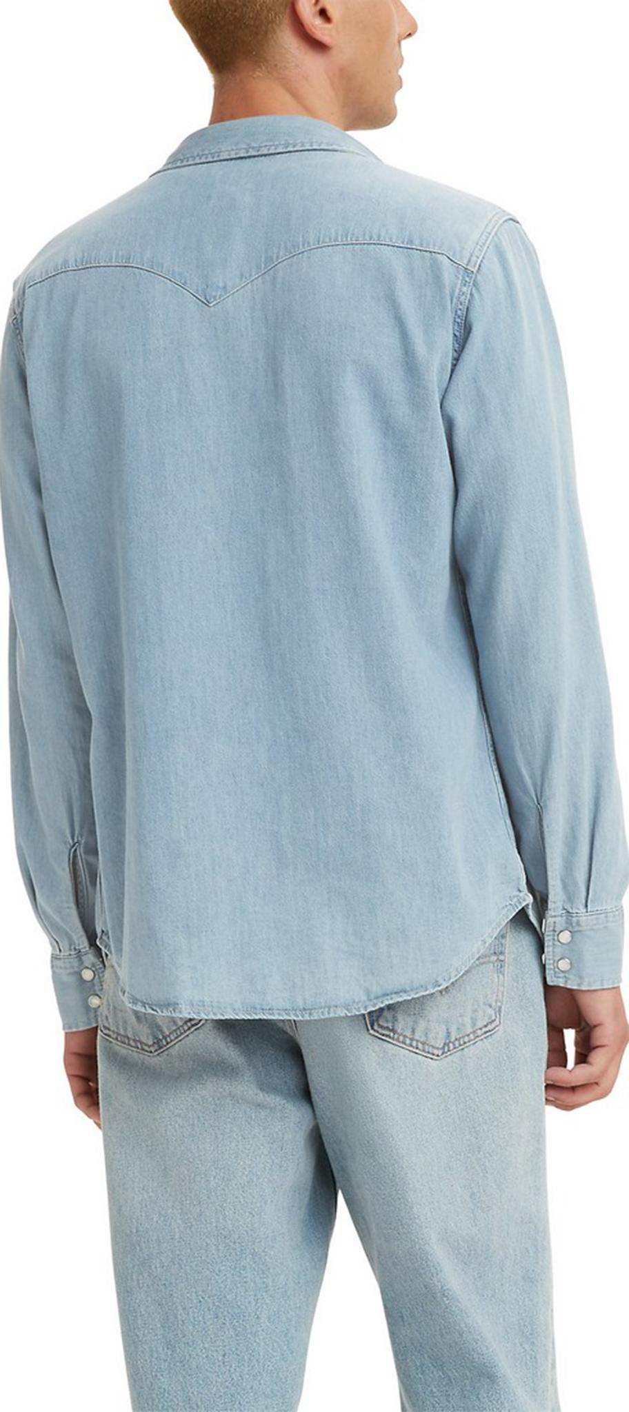 Product gallery image number 3 for product Chemise en denim classique western - Homme