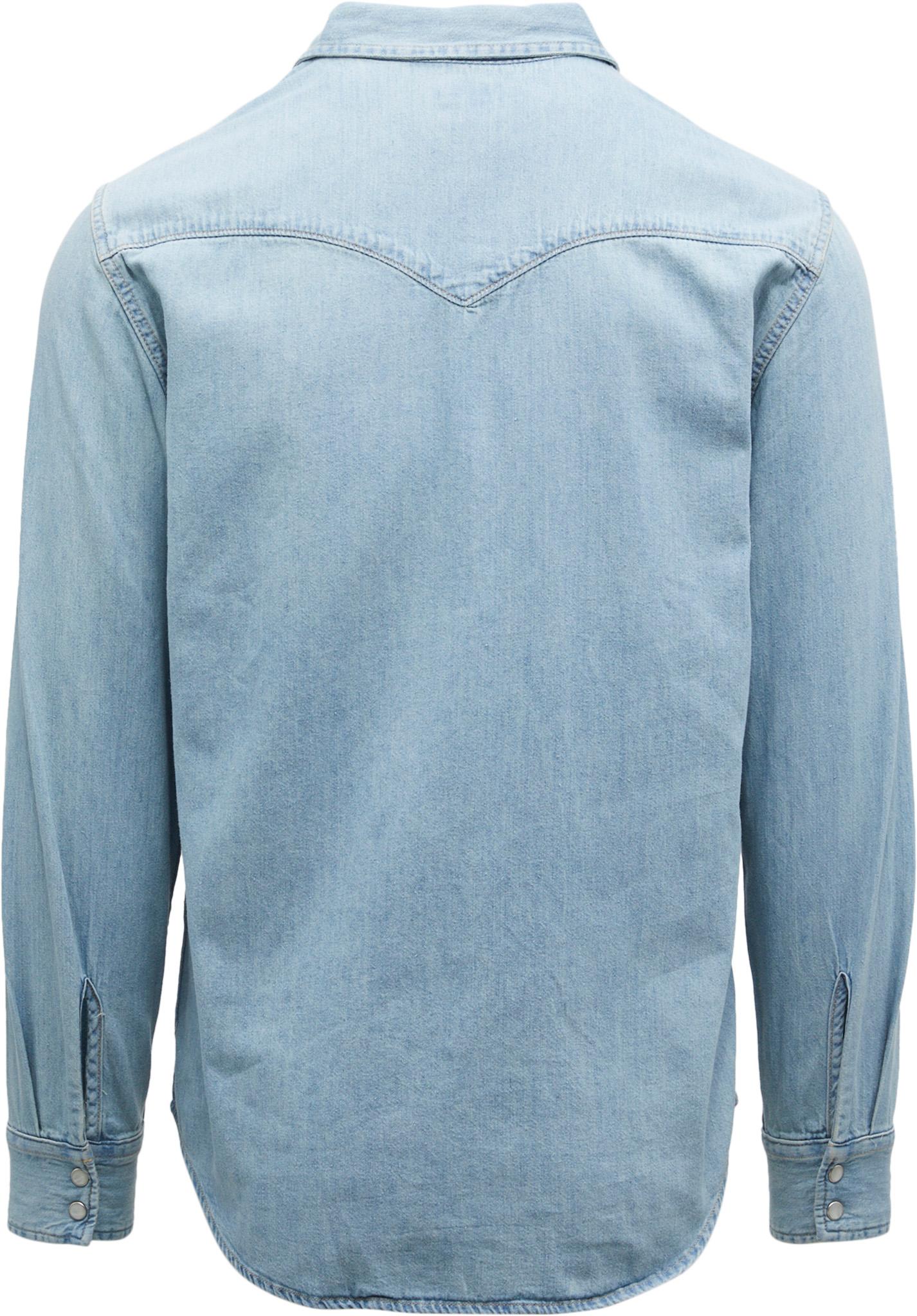 Product gallery image number 4 for product Chemise en denim classique western - Homme