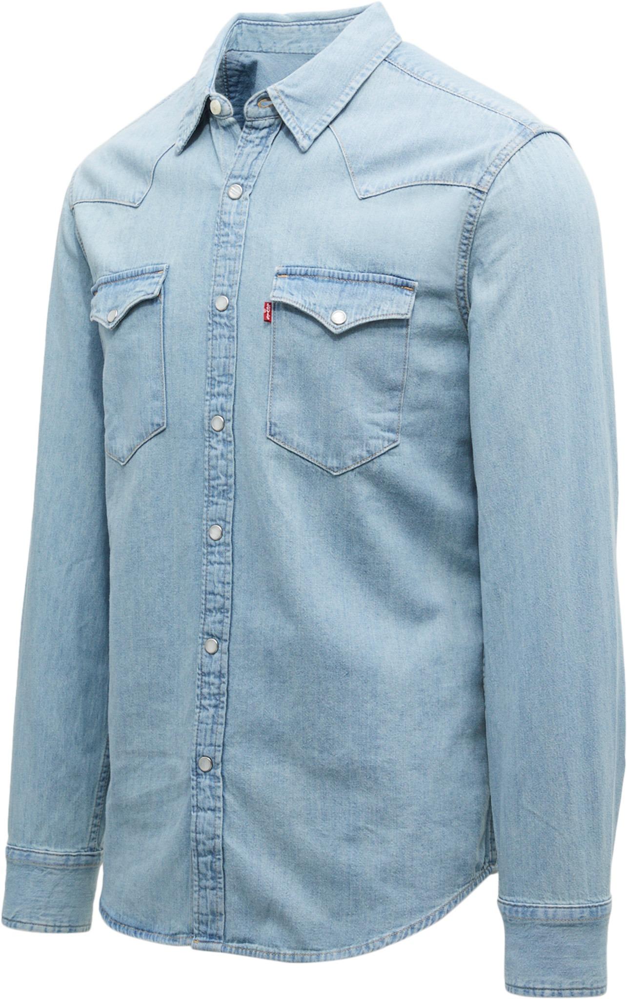Product gallery image number 1 for product Chemise en denim classique western - Homme