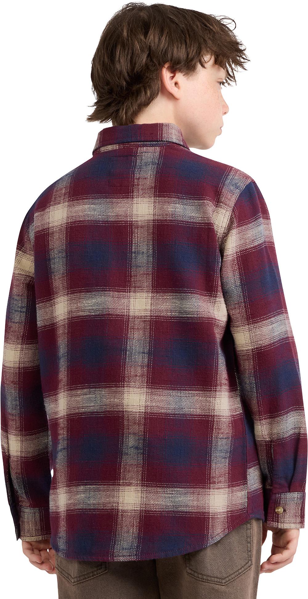 Product gallery image number 2 for product Shadow Plaid Flannel Shirt - Boy