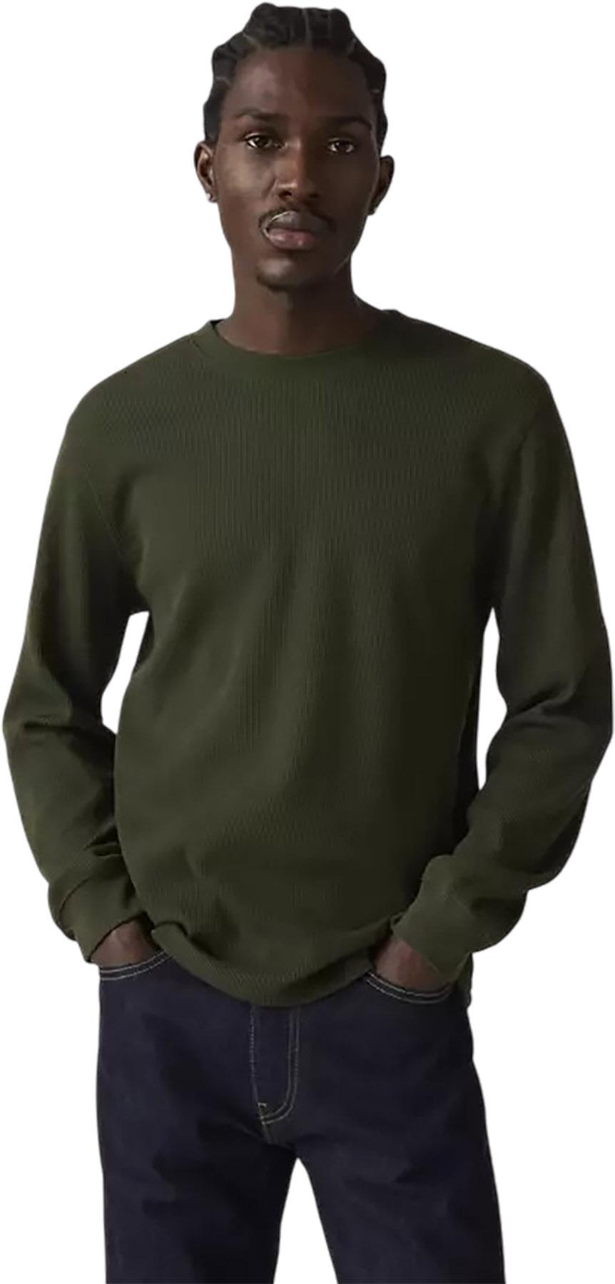 Product gallery image number 4 for product Standard Fit Long Sleeve Thermal T-Shirt - Men's