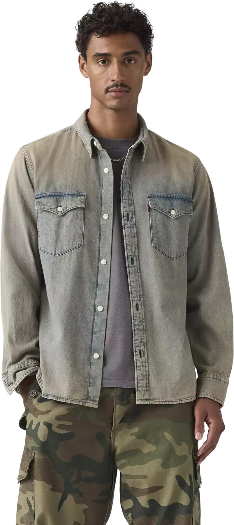 Product gallery image number 4 for product Relaxed Fit Western Shirt - Men's