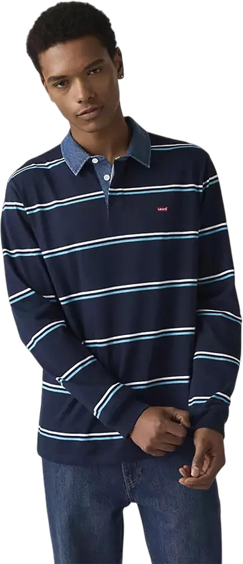 Product gallery image number 3 for product Classic Long Sleeve Rugby Shirt - Men's