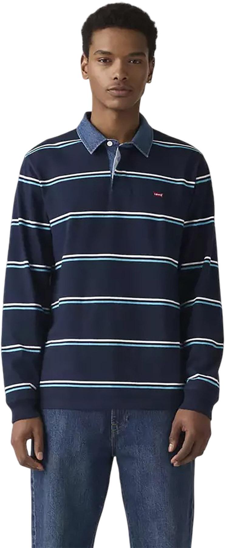 Product gallery image number 4 for product Classic Long Sleeve Rugby Shirt - Men's