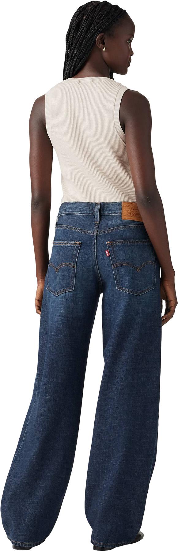 Product gallery image number 2 for product Baggy Dad Linen+Denim Lightweight Jeans - Women's