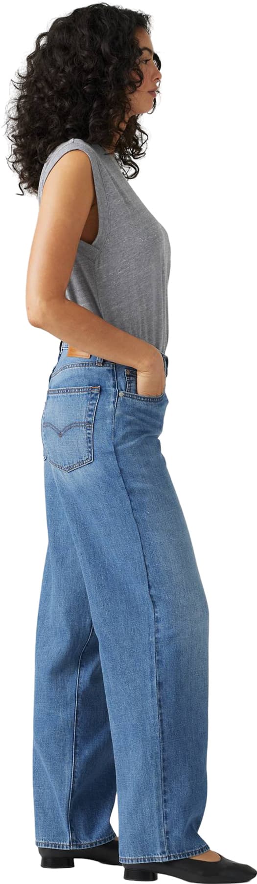 Product gallery image number 2 for product Baggy Dad Jeans - Women's