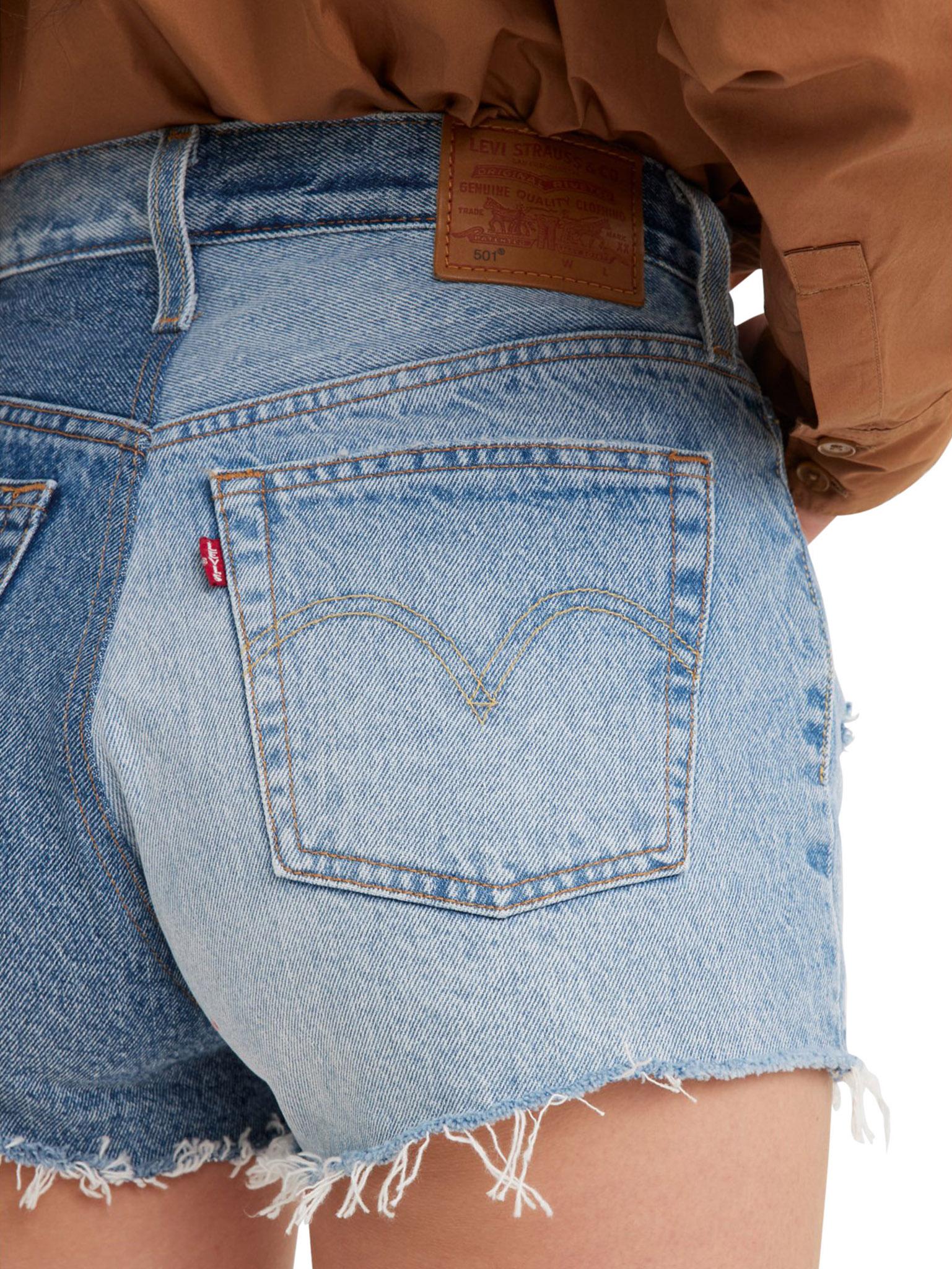 Numéro de l'image de la galerie de produits 3 pour le produit Short en jeans deux tons 501 - Femme