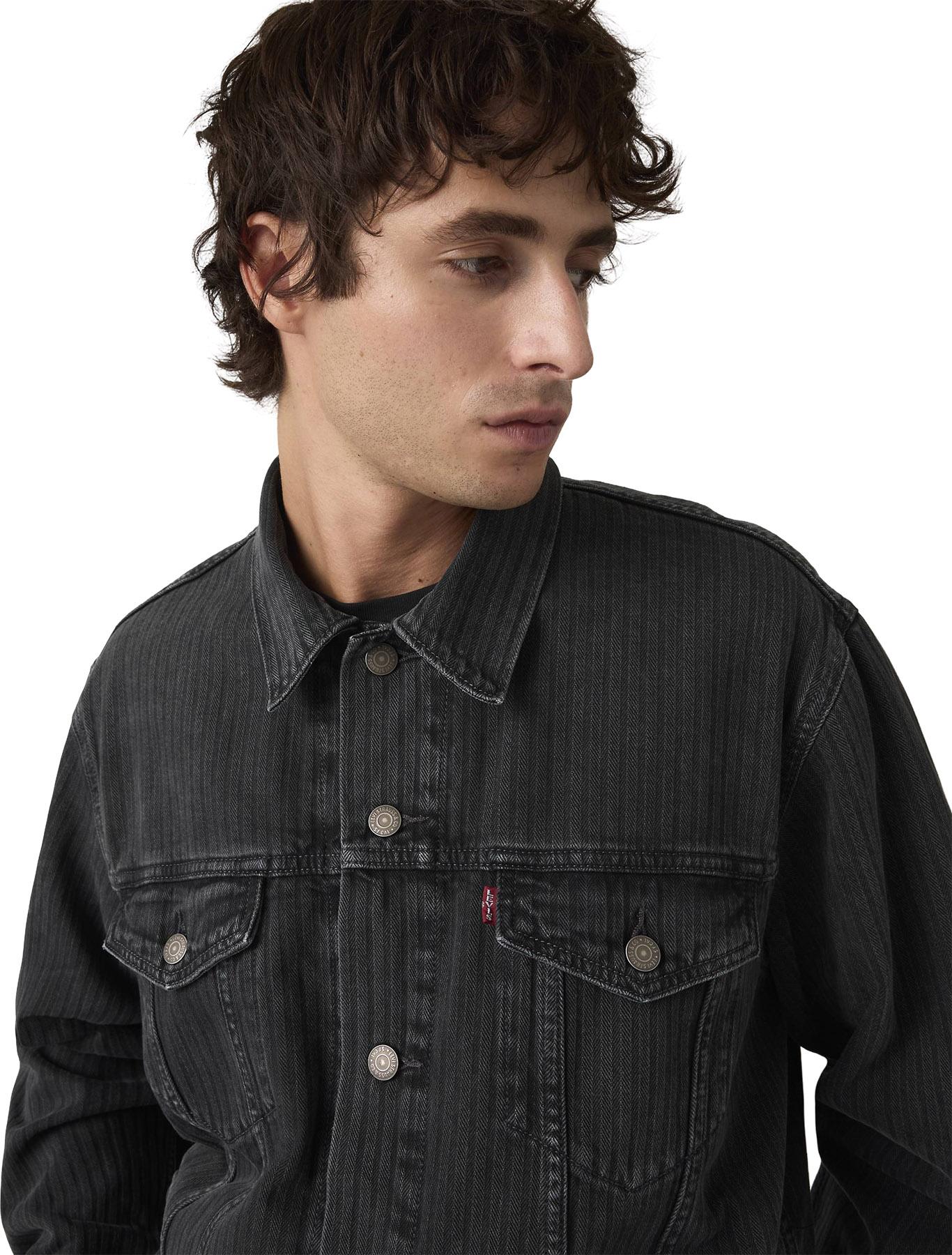 Product gallery image number 4 for product Manteau de camionneur coupe décontractée - Homme