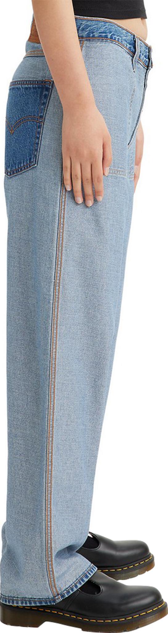 Product gallery image number 2 for product Reversible Baggy Dad Jeans - Women's