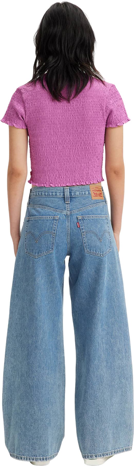 Numéro de l'image de la galerie de produits 2 pour le produit Jean ample à jambe large '94 - Femme