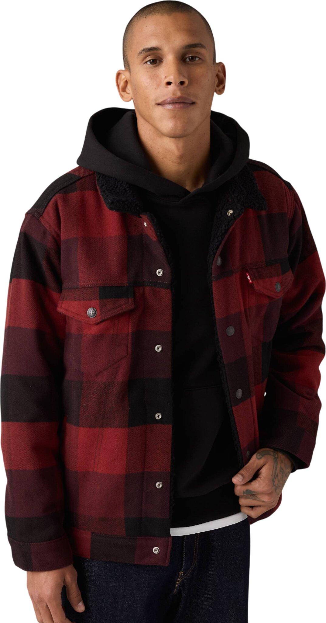Product image for Relaxed Fit Plaid Trucker Jacket - Men's