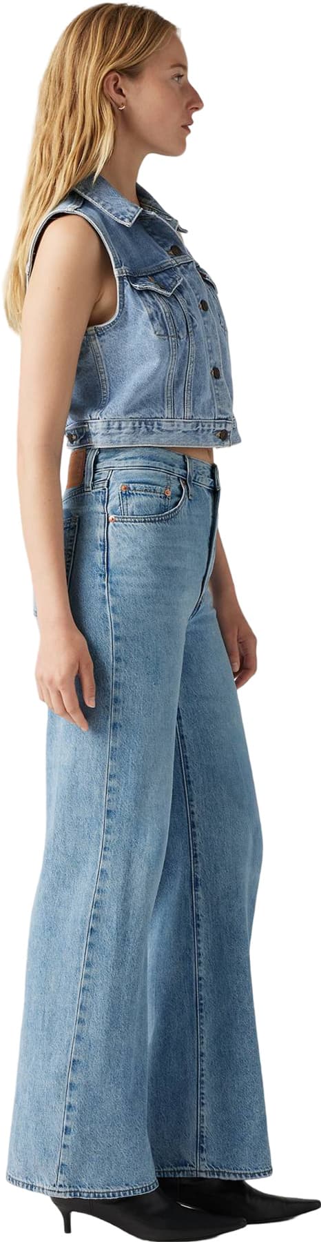 Product gallery image number 2 for product Ribcage Wide Leg Jeans - Women's