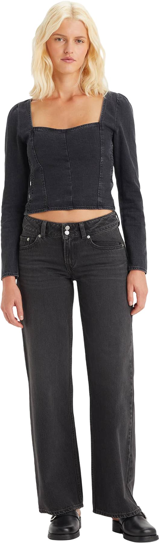 Product gallery image number 3 for product Superlow Loose Jeans - Women's