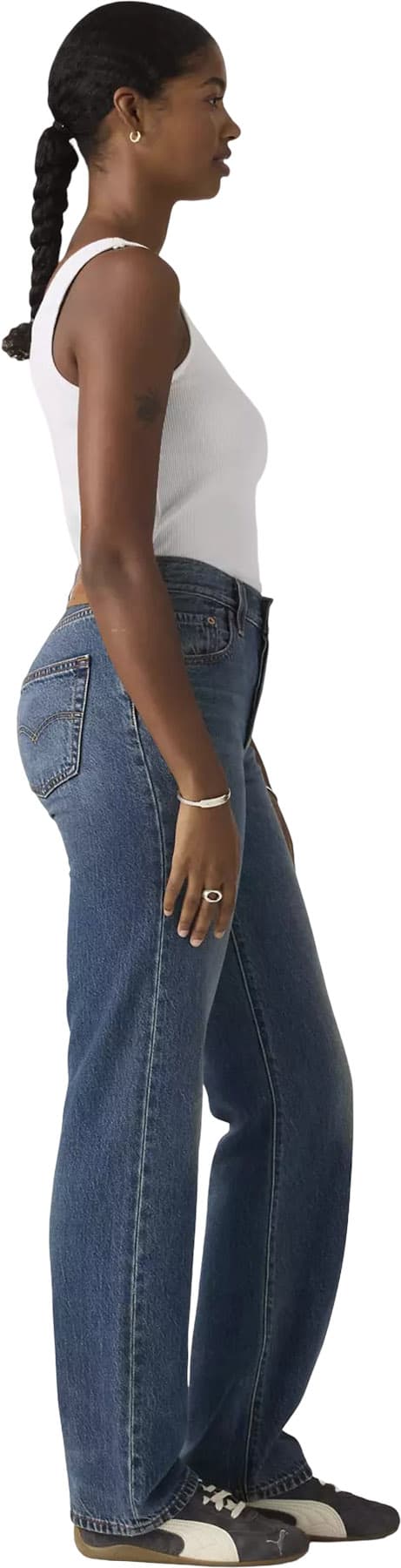 Product gallery image number 2 for product Jean léger inspiré des années 1990 501 - Femme