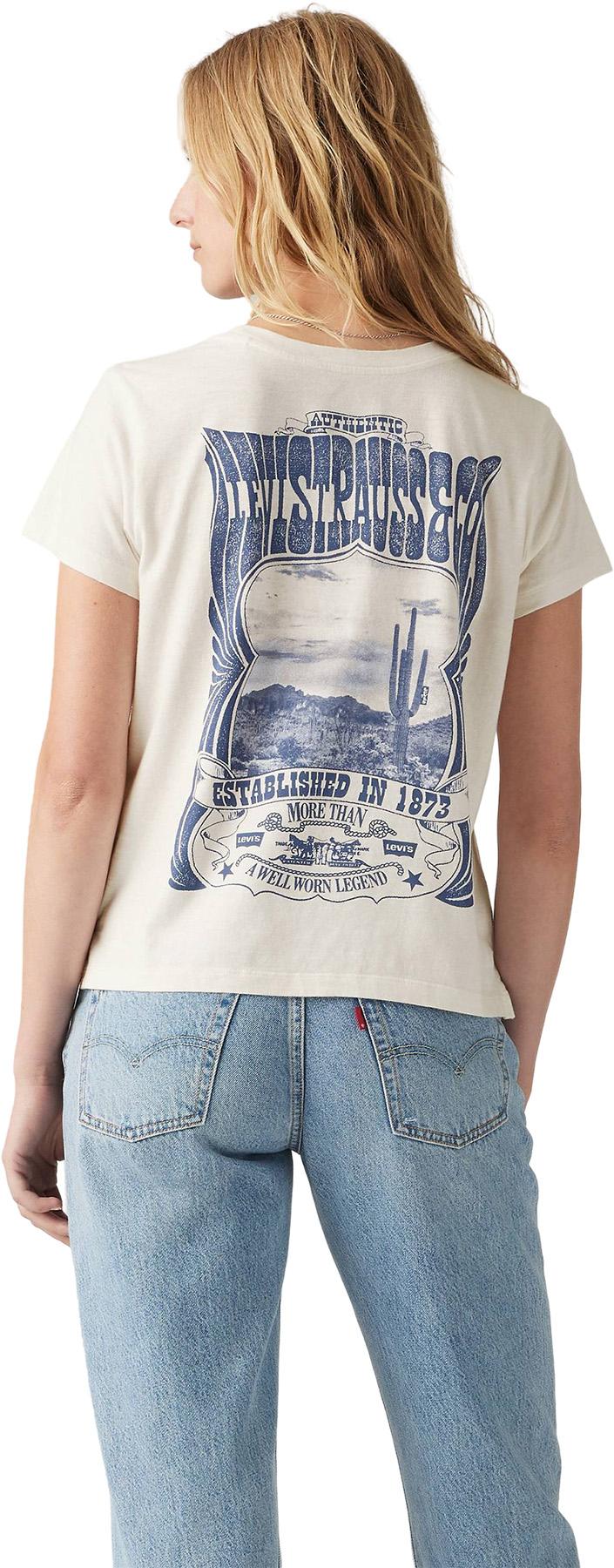 Numéro de l'image de la galerie de produits 4 pour le produit T-shirt graphique coupe boxy - Femme