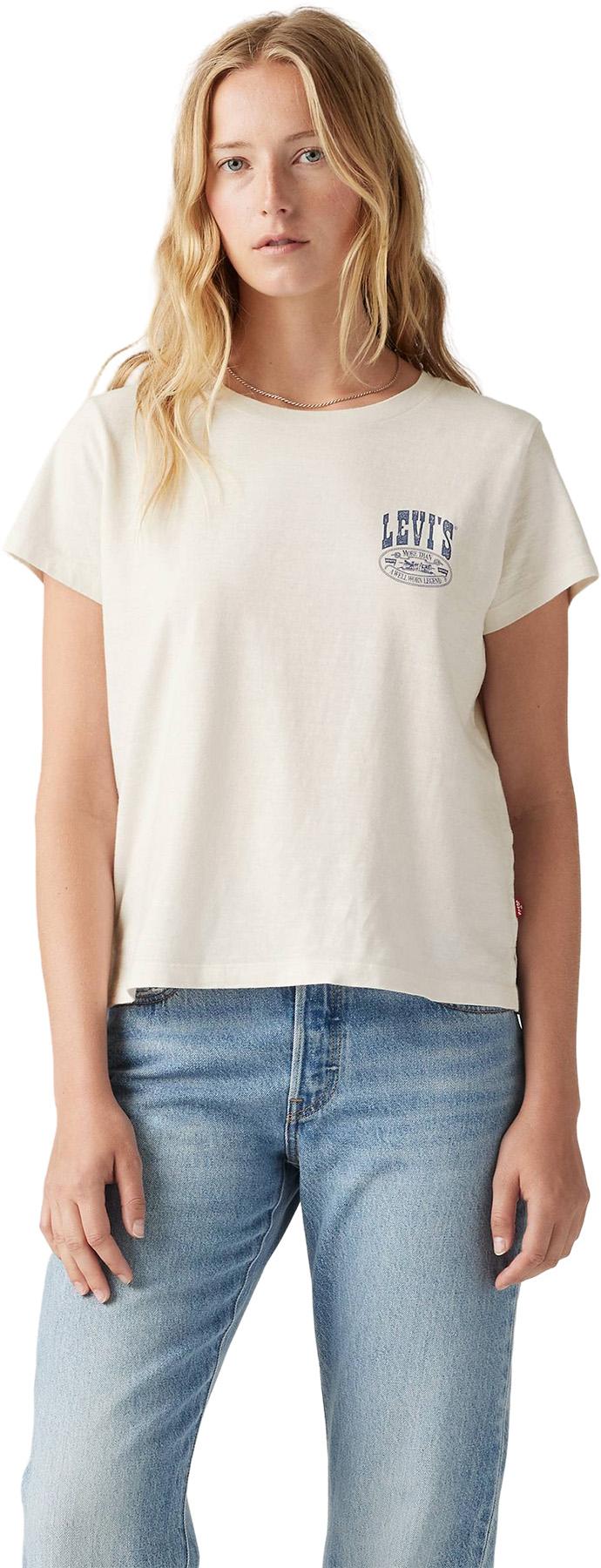 Numéro de l'image de la galerie de produits 5 pour le produit T-shirt graphique coupe boxy - Femme
