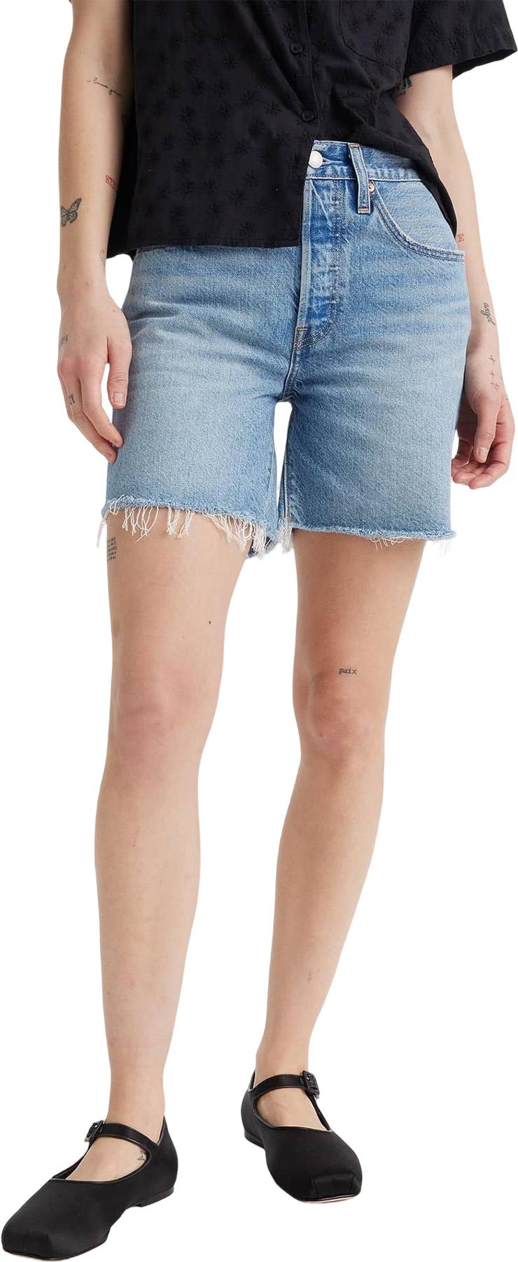 Product gallery image number 3 for product 501 Original Fit Mid-Thigh Lightweight Shorts - Women's