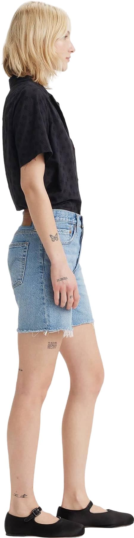 Product gallery image number 4 for product 501 Original Fit Mid-Thigh Lightweight Shorts - Women's