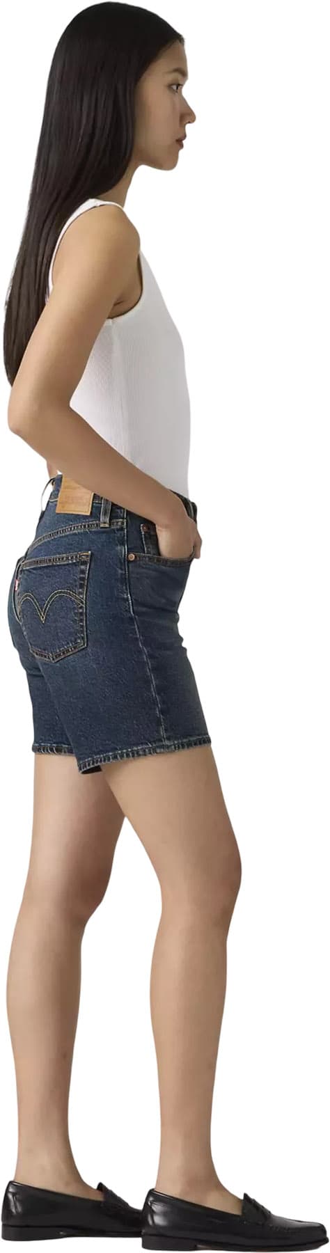 Product gallery image number 4 for product Short mi-cuisse 501 - Femme