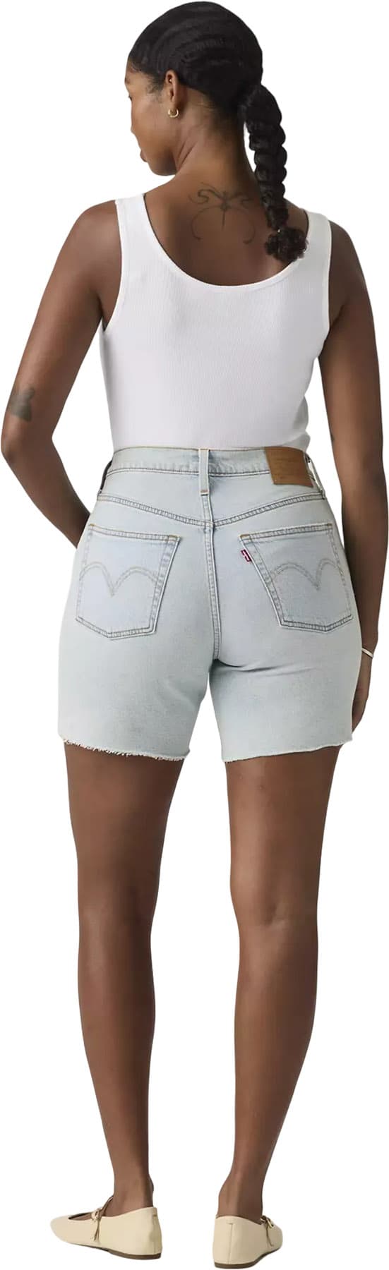 Product gallery image number 2 for product Short mi-cuisse 501 - Femme