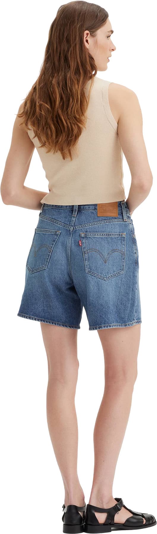 Product gallery image number 2 for product High Rise Baggy Shorts - Women's