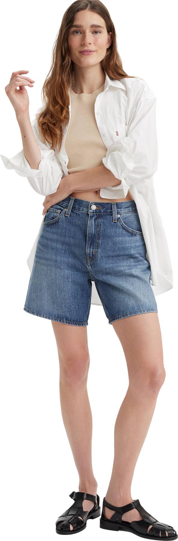 Product gallery image number 3 for product High Rise Baggy Shorts - Women's