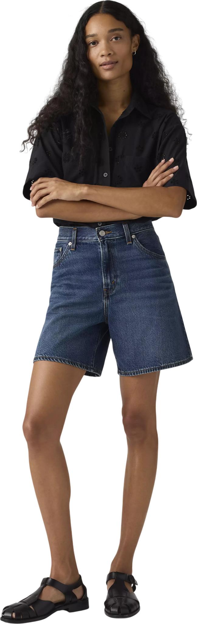 Product gallery image number 2 for product High Rise Baggy Shorts - Women's