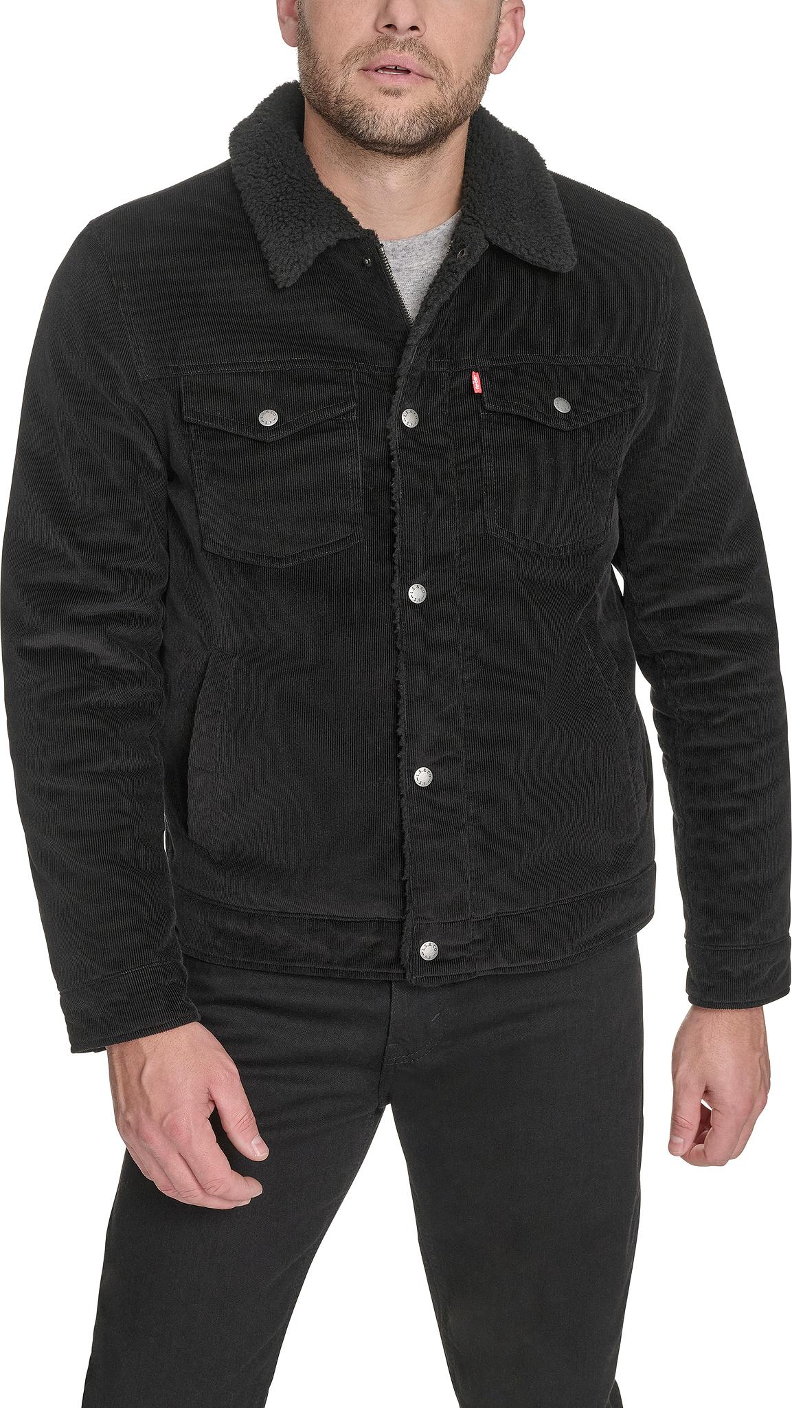 Numéro de l'image de la galerie de produits 2 pour le produit Manteau de camionneur en velours côtelé doublé de sherpa - Homme