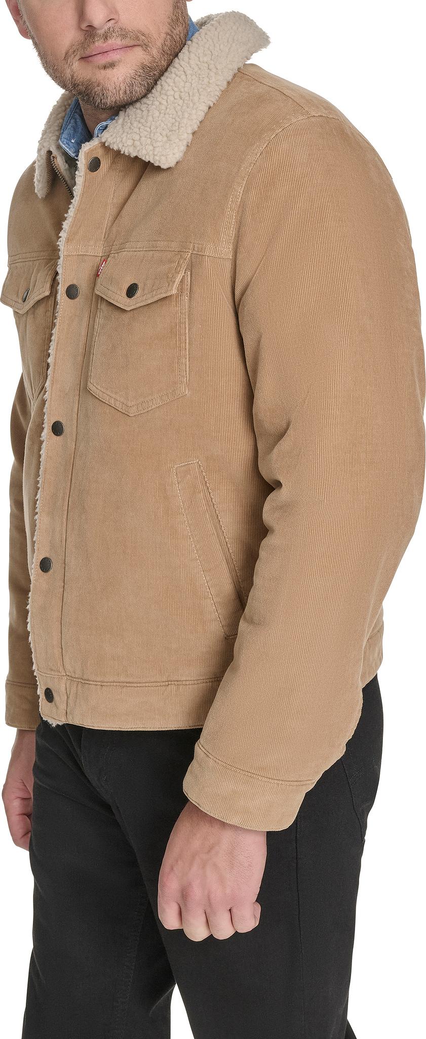 Numéro de l'image de la galerie de produits 4 pour le produit Manteau de camionneur en velours côtelé doublé de sherpa - Homme