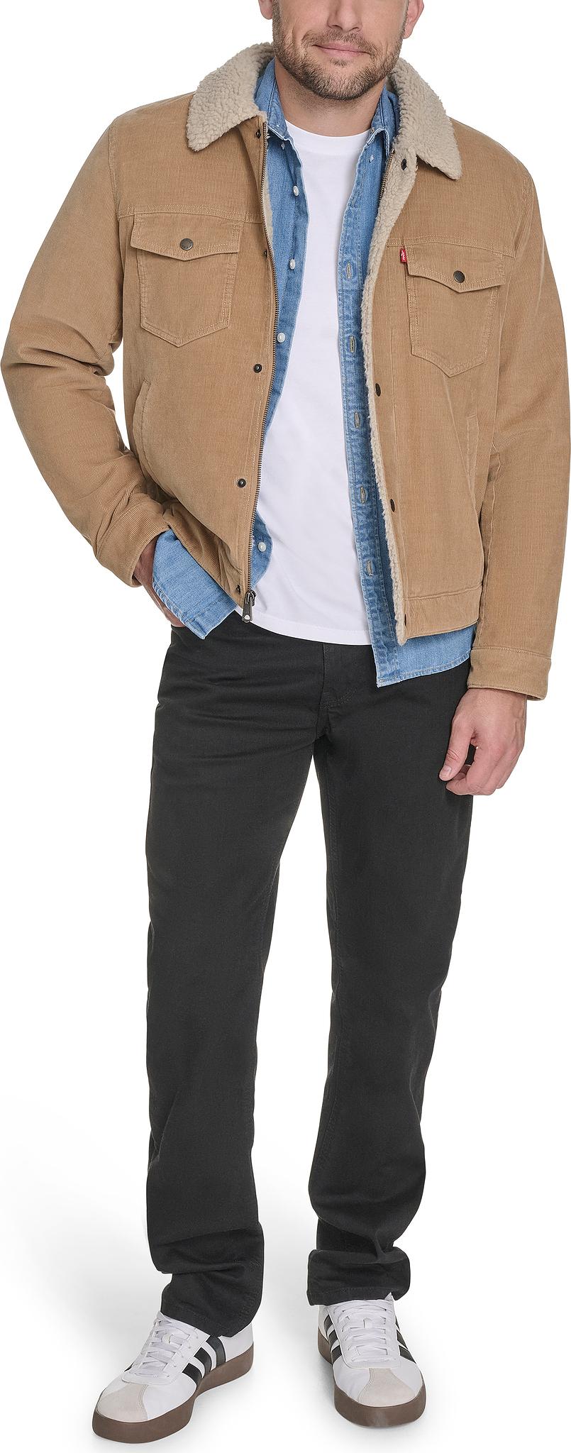 Image de produit pour Manteau de camionneur en velours côtelé doublé de sherpa - Homme