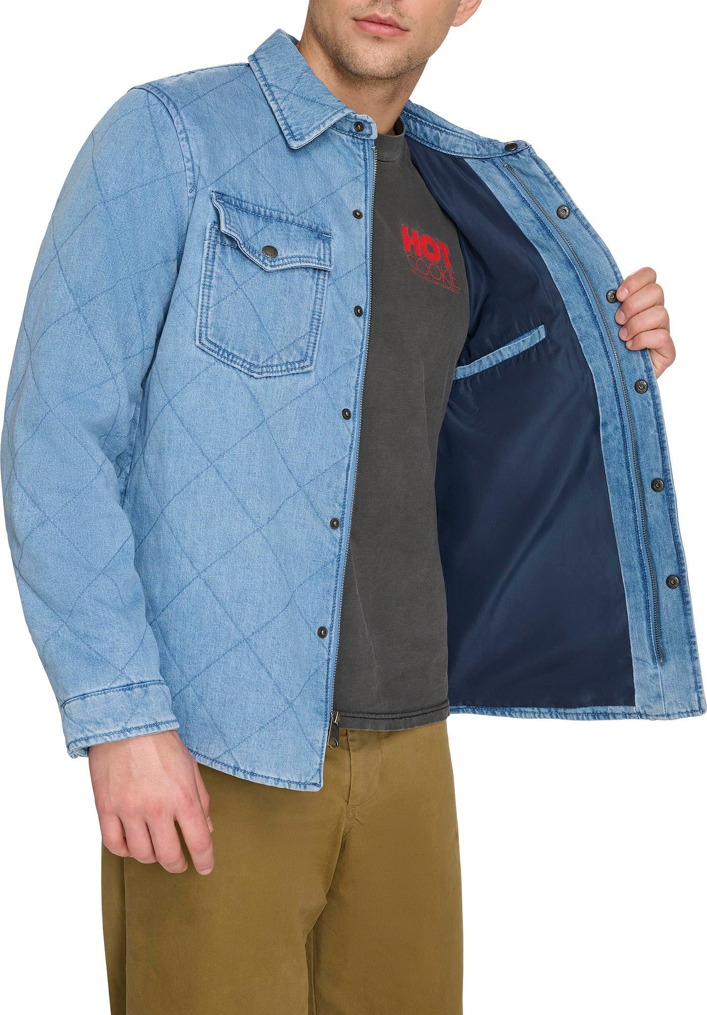 Product gallery image number 4 for product Veste-chemise matelassée Diamond - Femme