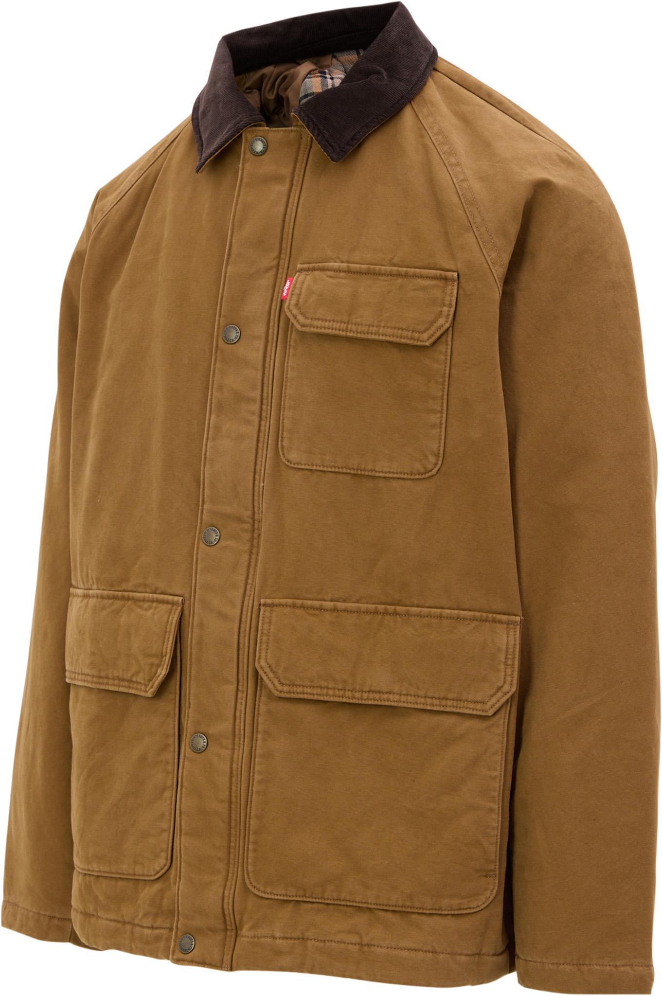 Product gallery image number 2 for product Washed Cotton Field Jacket With Plaid Lining - Men’s