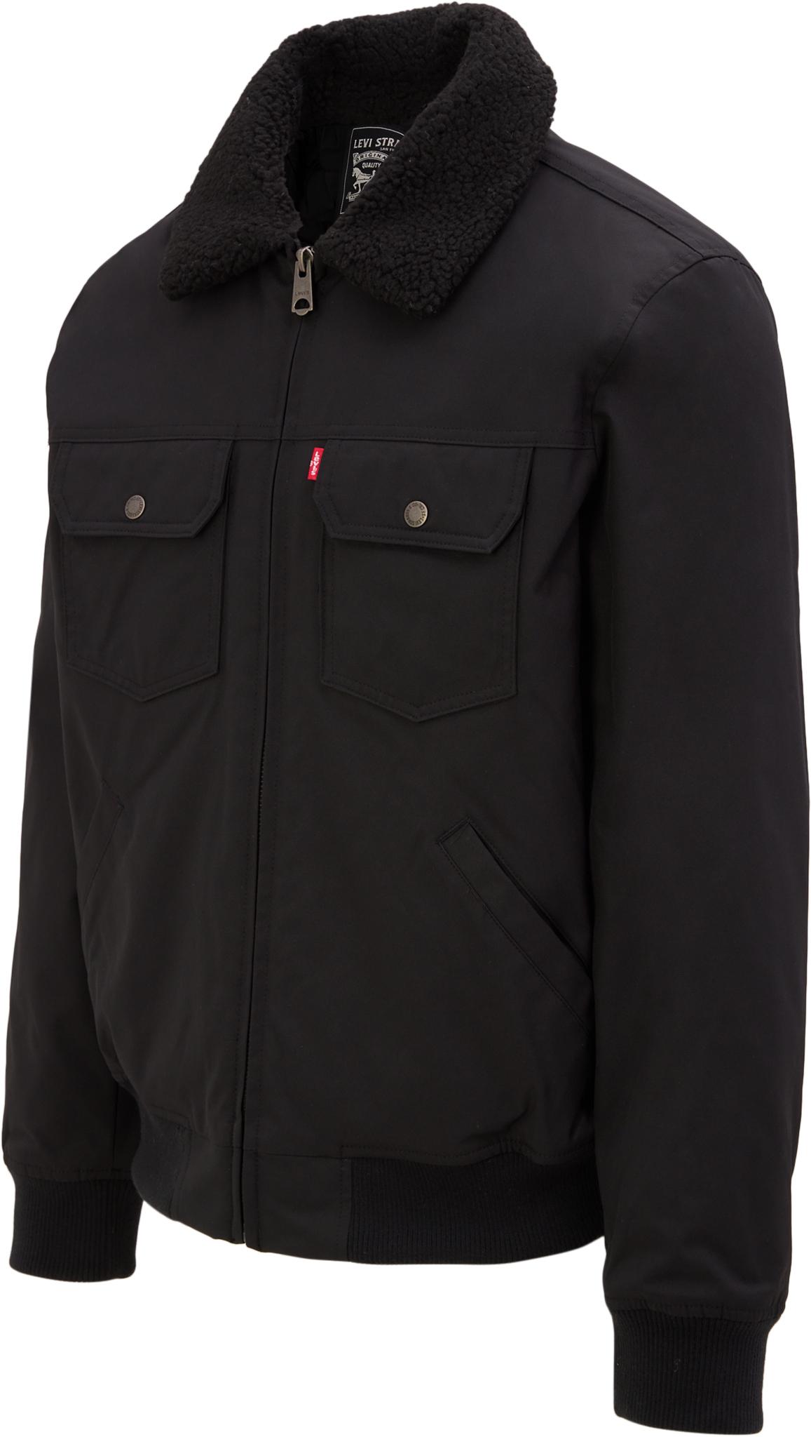 Product gallery image number 2 for product Military Bomber Jacket With Sherpa Collar - Men's