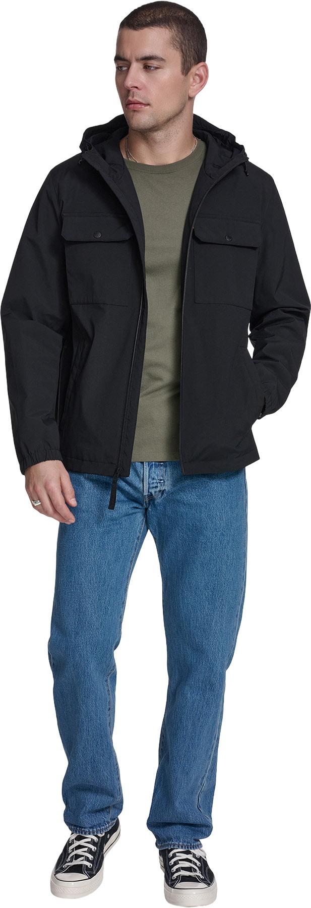 Numéro de l'image de la galerie de produits 4 pour le produit Manteau de pluie à capuchon avec deux poches-poitrine - Homme