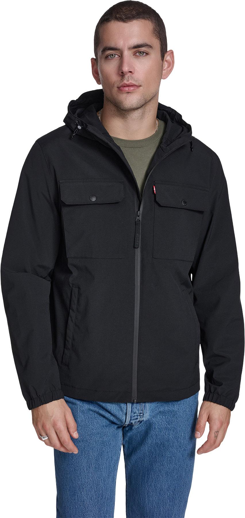 Image de produit pour Manteau de pluie à capuchon avec deux poches-poitrine - Homme