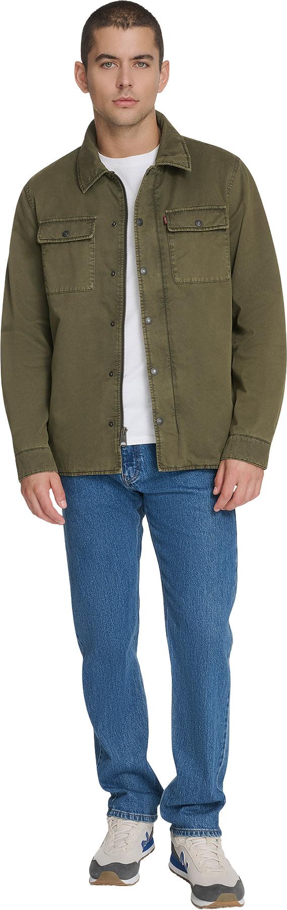 Product gallery image number 3 for product 2 Chest Pocket Zip Shirt Jacket - Men's