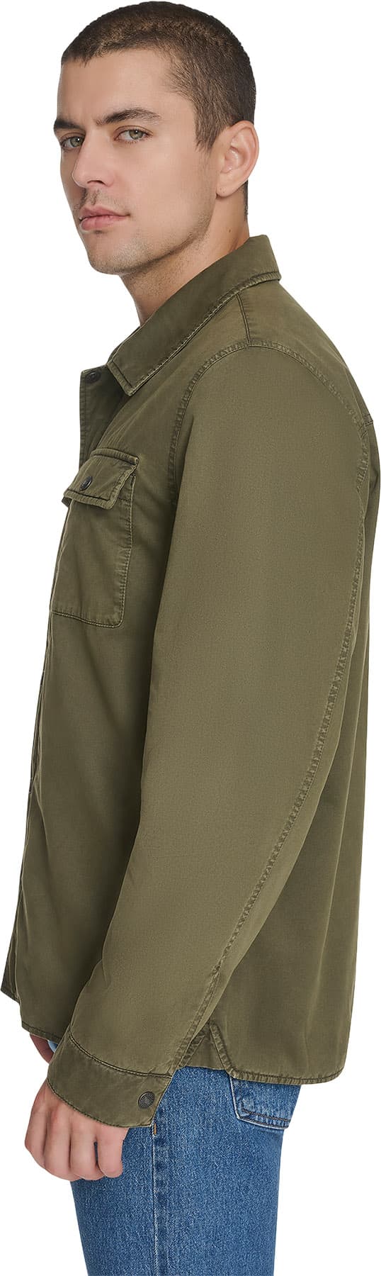 Product gallery image number 5 for product 2 Chest Pocket Zip Shirt Jacket - Men's